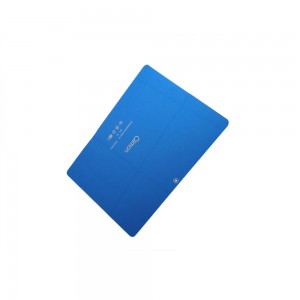 Premium Blue 1mm Tabelt Balik Toughened Kaca Panel
