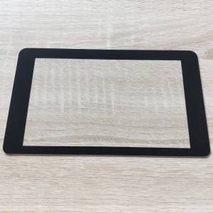 12inch AGC Clear Front Cover Thoughened Glass para sa TFT Display