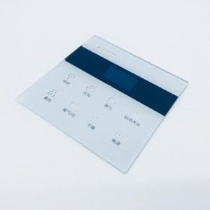 Кытай Hot Sale Apple White 3mm Top Switch Crystal Tempered Glass боюнча мыкты баа Smart Home Automation үчүн