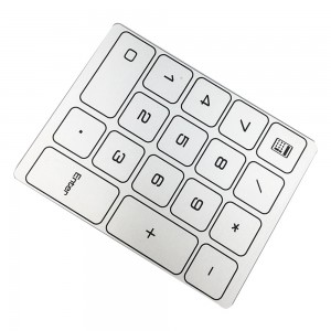 Pasirinktinis jutiklinės klaviatūros stiklo skydelis su apsauga nuo pirštų atspaudų