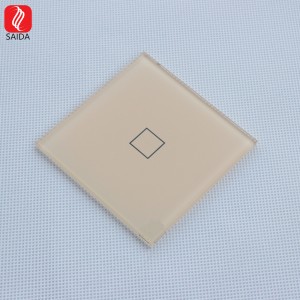 Førende producent til Kina EU Standard Cnskou Producent Smart Dimmer 1 Gang 1 Way Touch Switch Krystalglaspanel Costomize Smart Home