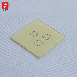 Vezető gyártó Kínában EU szabvány Cnskou Gyártó Smart Dimmer 1 Gang 1 Way Touch Switch Crystal Glass Panel Costomize Smart Home