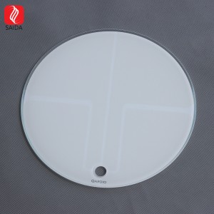 Кругла 6-міліметрова скляна панель ITO з малюнком для очищувача жиру