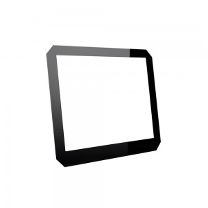 Cut-corner 1.1mm Ngosipụta mkpuchi mkpuchi maka HMI Touch Panel
