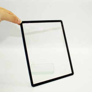 Usine bon marché Chine chaude 2mm 3mm noir sérigraphié écran en verre verre de protection verre trempé pour écran tactile