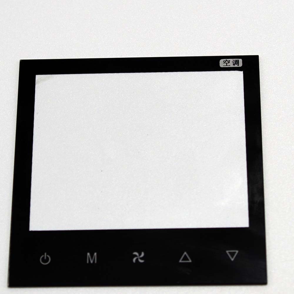 China 1mm Black Printed Cover Glass for TFT Display Screen factory and  suppliers