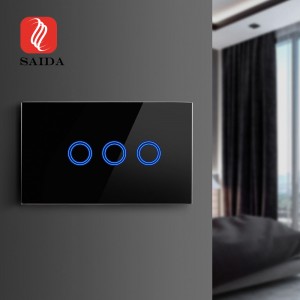 3mm Smart Switch Touch Glass Panel for Smart Automation