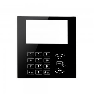2mm Smart Door Lock Access Control Front Toughened Glass