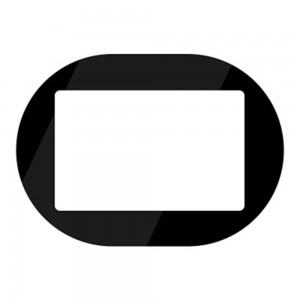 Precio competitivo fijo China Tamaño pequeño Vidrio de cubierta templado negro para pantalla TFT