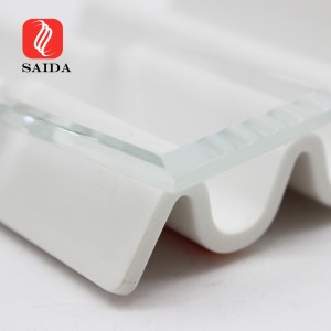 4mm Ultra Clear Toughened Glass na may Bevel Edge para sa Pag-iilaw