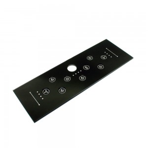 Kurze Vorlaufzeit für China Touch Concave Buttons Switch Silkprinting Cover Glass