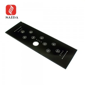 Hot New Products China Touch Light Interruptor de parede Placa de vidro con botón cóncavo