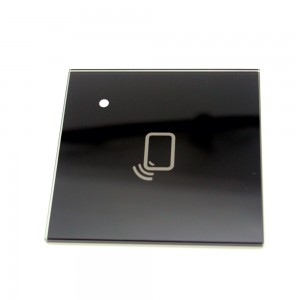 Smart Switch အတွက် EU Standard Black Printed Toughened Glass