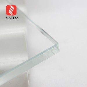 Itin skaidrus 3 mm termiškai saugus grūdintas stiklas apšvietimui