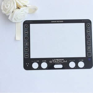 Customzied 15inch Cover Glass with Mirror Silver Logo for Touch Screen