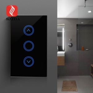 3mm Smart Switch Touch Glass Panel alang sa Smart Automation