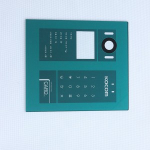 RFID कार्डको लागि तातो बिक्री Customzied टेम्पर्ड ग्लास;ढोका लकको लागि टेम्पर्ड कभर ग्लास