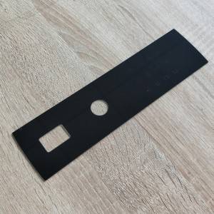 Панел од каљеног стакла од 3 мм отпоран на огреботине за паметно звоно на вратима