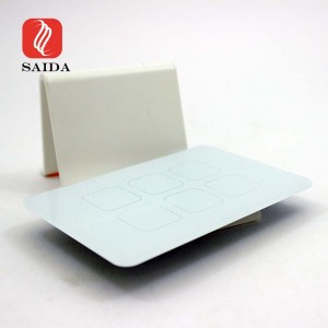 Verre pour interrupteur tactile ultra fin et transparent, blanc Apple, 1 mm