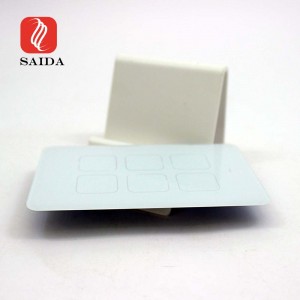 Apple White 1 mm-ko kristalezko ukipen-etengailuaren beira ultra mehea