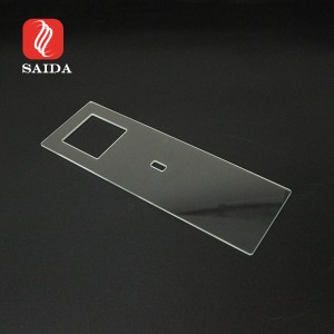 Pechadura intelixente para porta de ferro de 3 mm de vidro transparente
