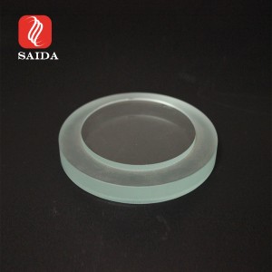 100% Fabrîkaya Orjînal a Chinaînê Qeşaya Serpêhatî ya Zehfkirî/Sand Blasted Clear Tempered Light Cover Glass for Sale