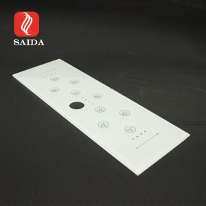 3mm Switch Toughened Glass Panel e nang le Brushed Dent