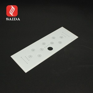 3mm Switch Toughened Glass Panel with Brushed Dent