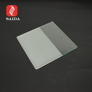 Quality Good China Customized Low Iron Frosted Glass Panel bakeng sa Lebone la LED