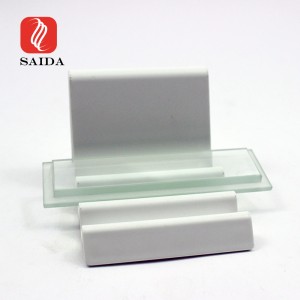 Faretto quadrato da 8 mm in vetro temperato a gradini ultra trasparente