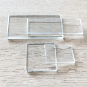 Лаборатория өчен ике якта ITO белән 5ohm Ultra Clear Glass