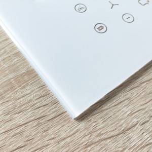 3 mm skråstilt herdet glass for Smart Home Control System