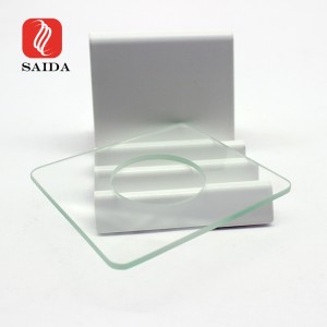 Прозирно каљено стакло за прекидач за светло на додир од 3 мм