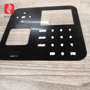 RFID Controll Tempered Black Glass Cover