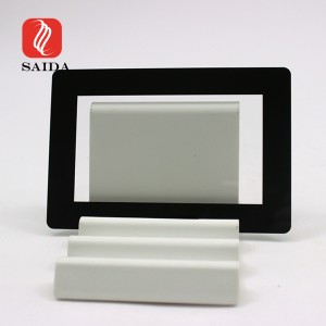 0.7mm Display Cover Glass misy Black Frame ho an'ny Touch Tablet