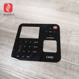RFID Controll Tempered Black Glass Cover