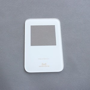 Weiße 2-mm-Frontglasscheibe von Apple für Smart Monitor