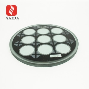 12mm Round Cover Shade Step Toughened Glass para sa Stage Lighting