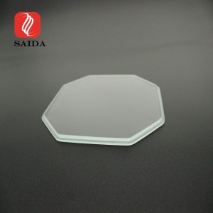 Super Clear 6mm Irregular Tremped Step LED Light Cover Glass