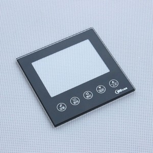 Customzied 3 мм черная стеклянная пластина с принтом для солнечного водонагревателя
