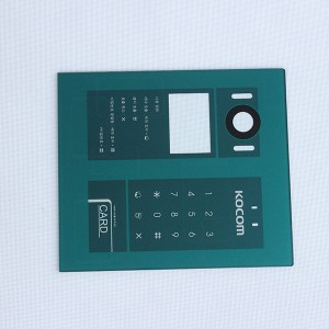 Жешка продажба приспособено калено стакло за RFID картичка;Калено капак стакло за заклучување на вратата