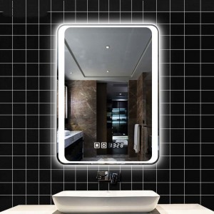 4mm to-i-en-veis speilglasspanel for Bluetooth Touch Mirror