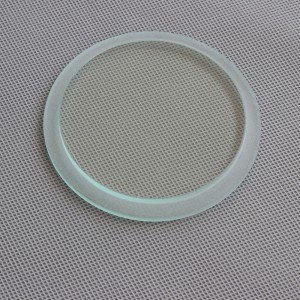Кругле ультрапрозоре загартоване скло 6 мм для світлодіодної лампи