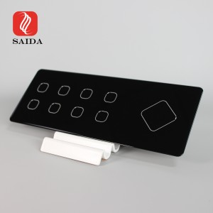 3mm Wall Mounted Dimmer Controller Light Touch Switch Panel Kaca