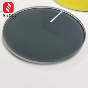 3mm Safety Tempered Glass Plate yokhala ndi Ceramic Printing ya Sanitary