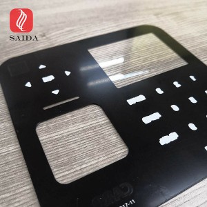 RFID Controll Temped Black Glass Cover