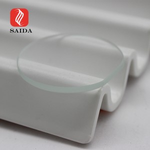 Саат үчүн бажы 0.8mm Ultra Clear Low Iron Tempered Glass
