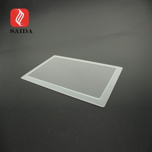LED šviesos dangtelis CNC šlifavimo kvadratiniu žingsniu grūdintas stiklas