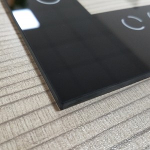 Etched Anti-Glare 3mm Top Window Toughened Glass for Vending Devices