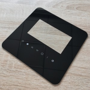 OEM 2 მმ წინა საფარი შუშა შავით Smart Home Controller-ისგან